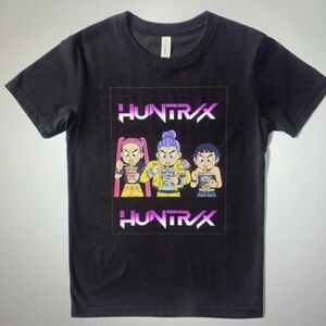 Huntrix Youth & Toddler Sizes Black Graphic T-Shirt Multiple Colors And Sizes